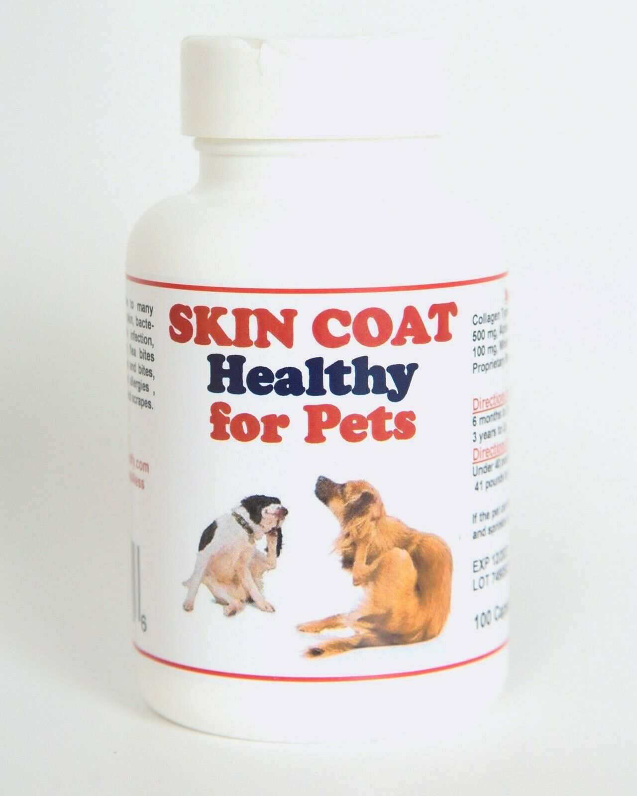SKIN  & COAT CARE FOR PETS - Restores, rejuvenates, smoothness of the skin