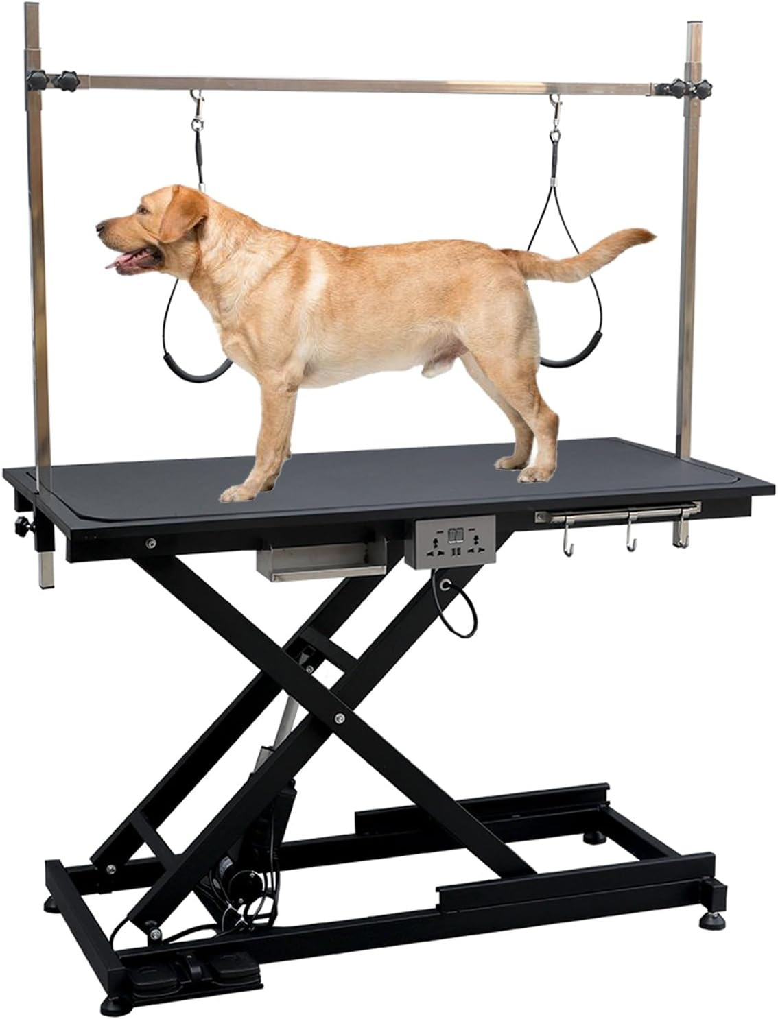 Electric Pet Dog Grooming Table, Heavy Duty Grooming Table Professional X-Lift f