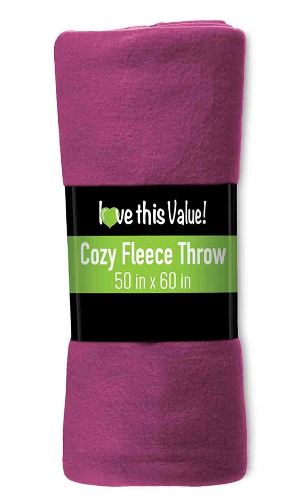 Premium 50 x 60 Soft Warm Cozy Fleece Throw Blanket - Dog Pet Blankets - Colors