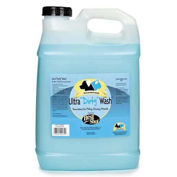 Ultra Dirty Wash Dog Shampoo Grooming Bathing Deep Clean Concentrate 2.5 Gallon