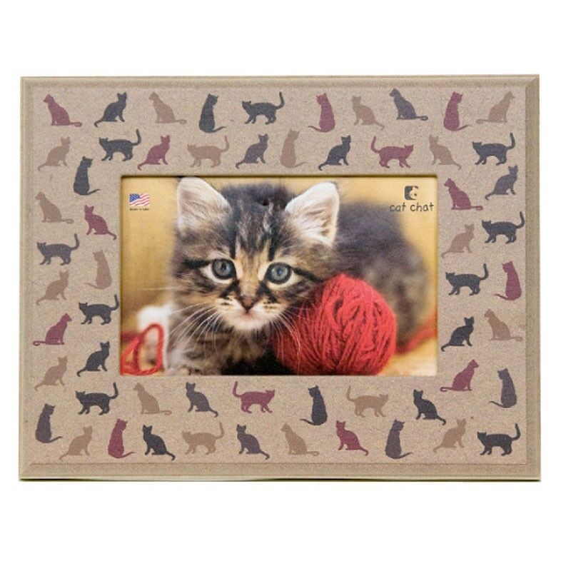 Dog Speak Cat Lover Picture Frame - Cats All Around - Made in the USA