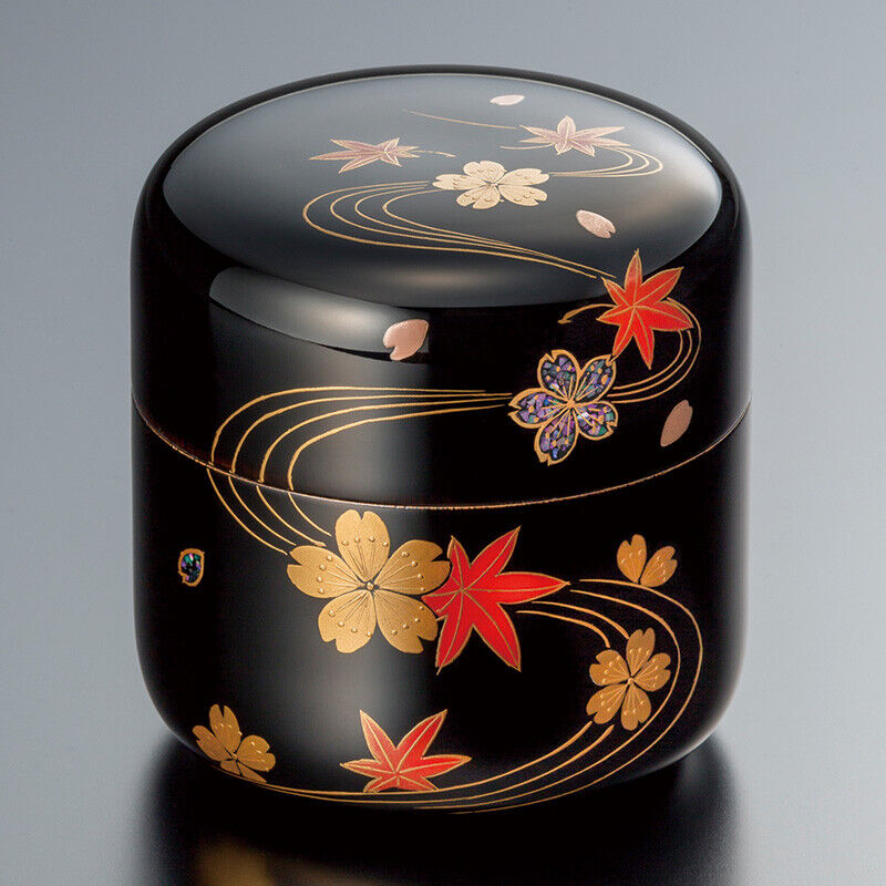 Yutori Beauty of the Four Seasons (color:BK)  Small Keepsake Urn for Human Ashes