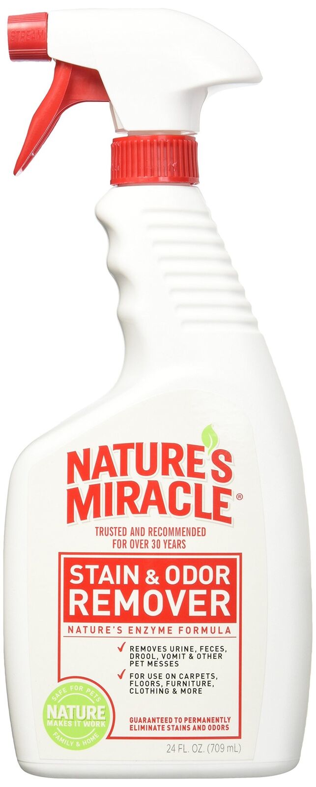 Nature\'s Miracle Stain and Odor Remover (24 oz Spray- 2 Pack)