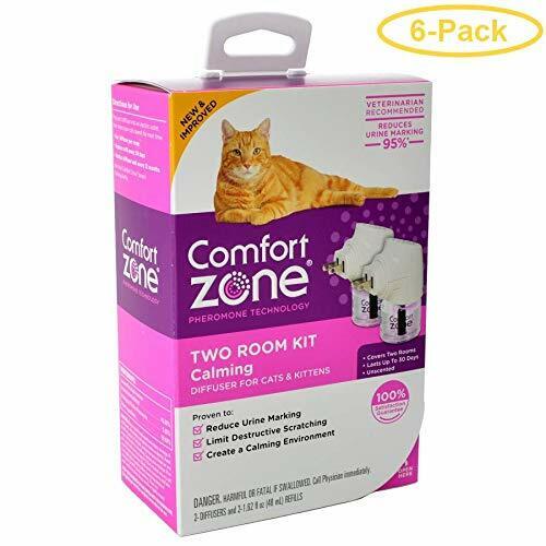 Comfort Zone Two Room Kit Calming Diffuser For Cats & Kittens New