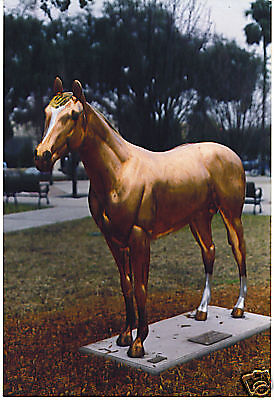 Thoroughbred, Horse Racing, Life Size & Custom Painted Horse ,6 Feet tall