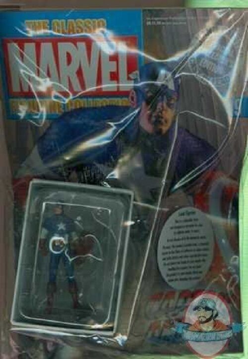 Captain America Eaglemoss Figurine Magazine #9 Marvel #238 DAMAGED