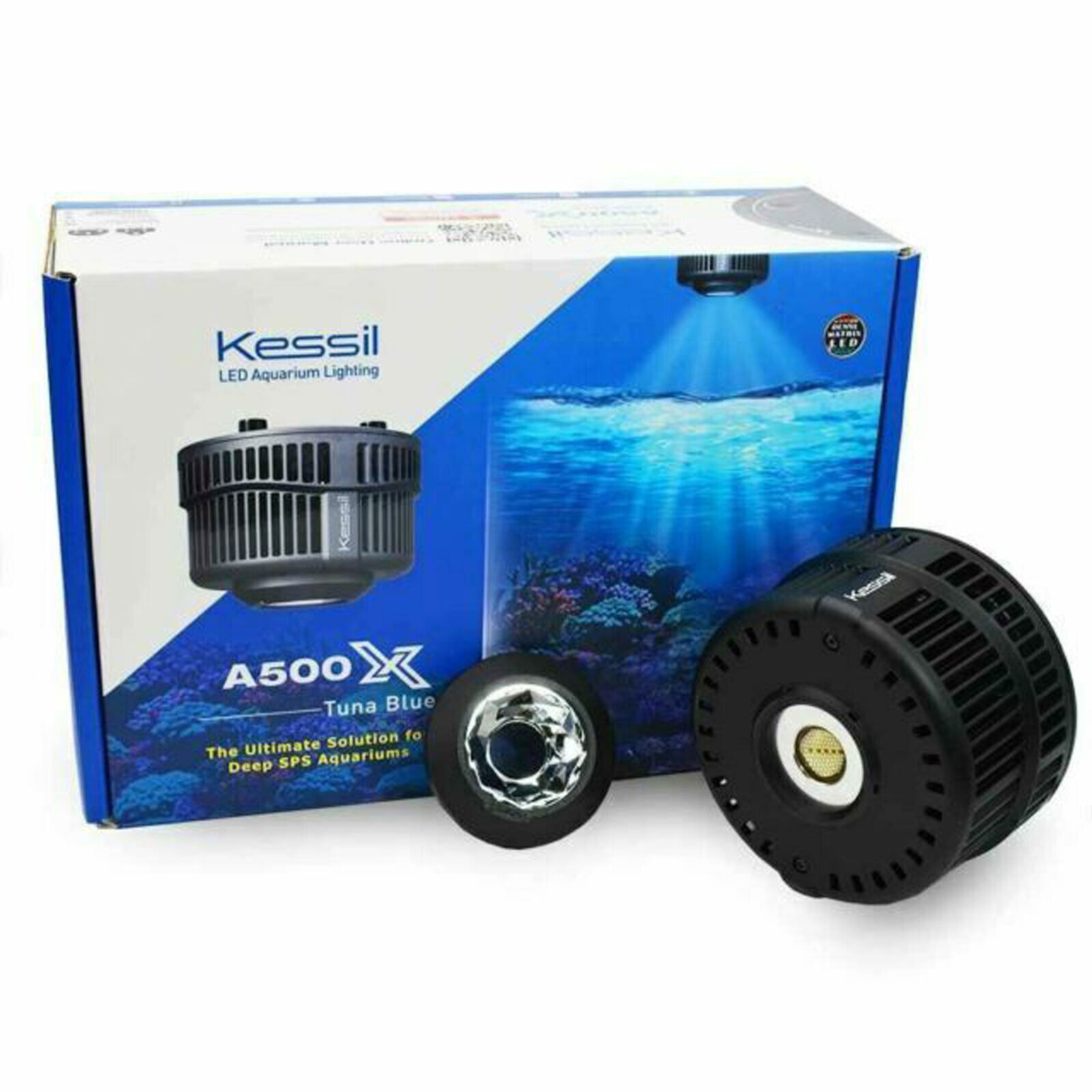 Kessil A500X Tuna Blue LED Light for the Ultimate SPS Coral Reef Aquarium