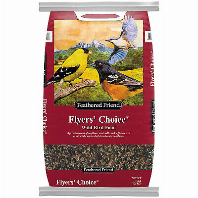 Feathered Friend 14399 Flyers' Choice Wild Bird Food, 16 Lb. Bag - Quantity 105