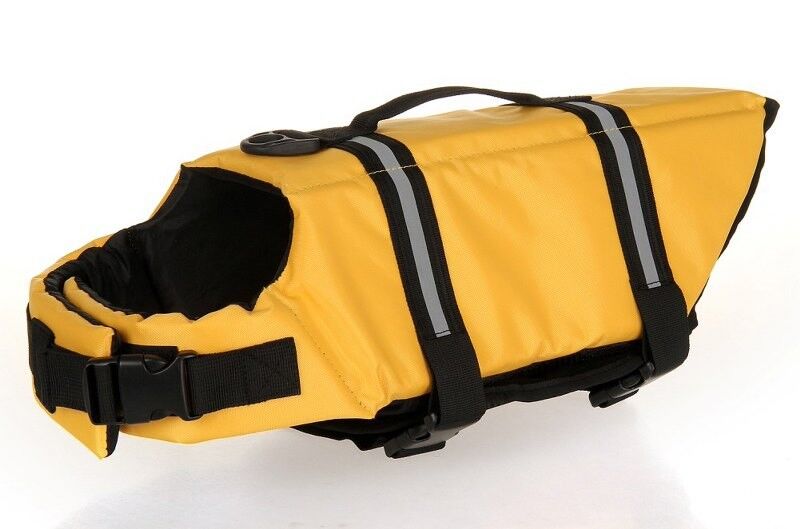 NEW Pet Safety Vest Dog Life Jacket Preserver Puppy XS - XL Large Swimming wear