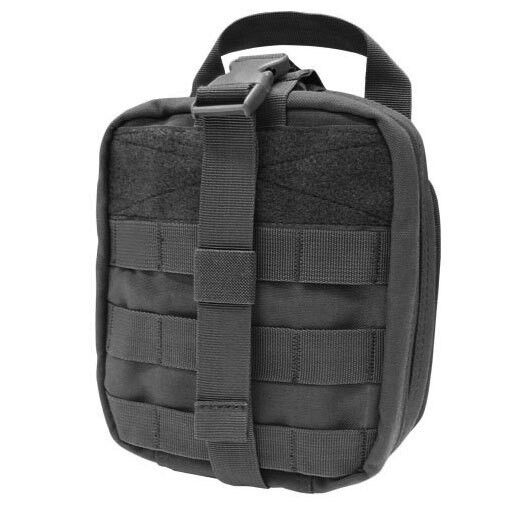 Condor - Tactical Rip-Away EMT Pouch - Black - Large first aid bag - #MA41