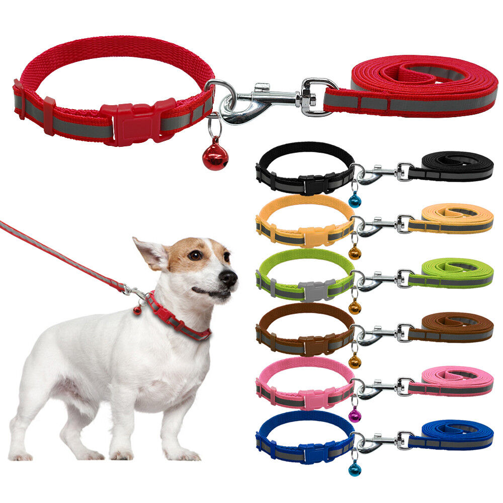 250pcs small + 100pcs medium dog collar and leash polka dots reflective stripe