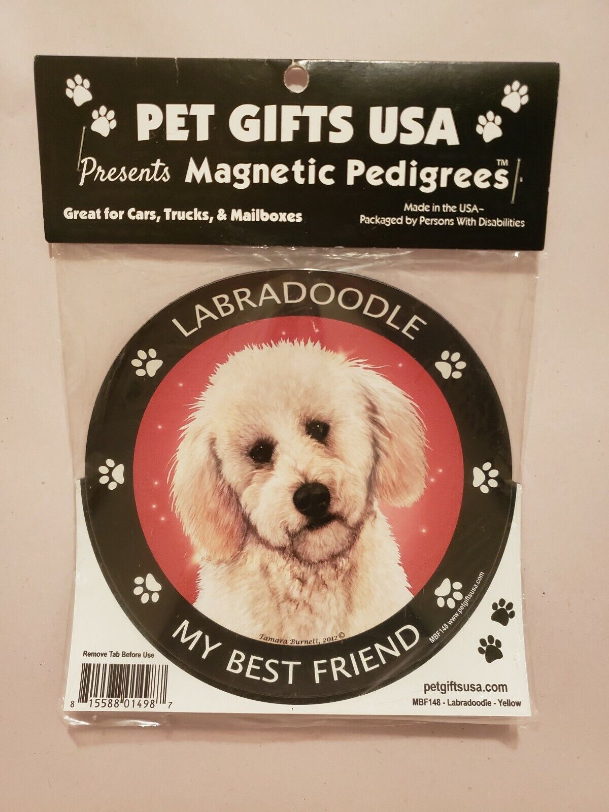 Pet Gifts USA Magnetic Pedigrees Dog Magnet - Labradoodle My Best Friend