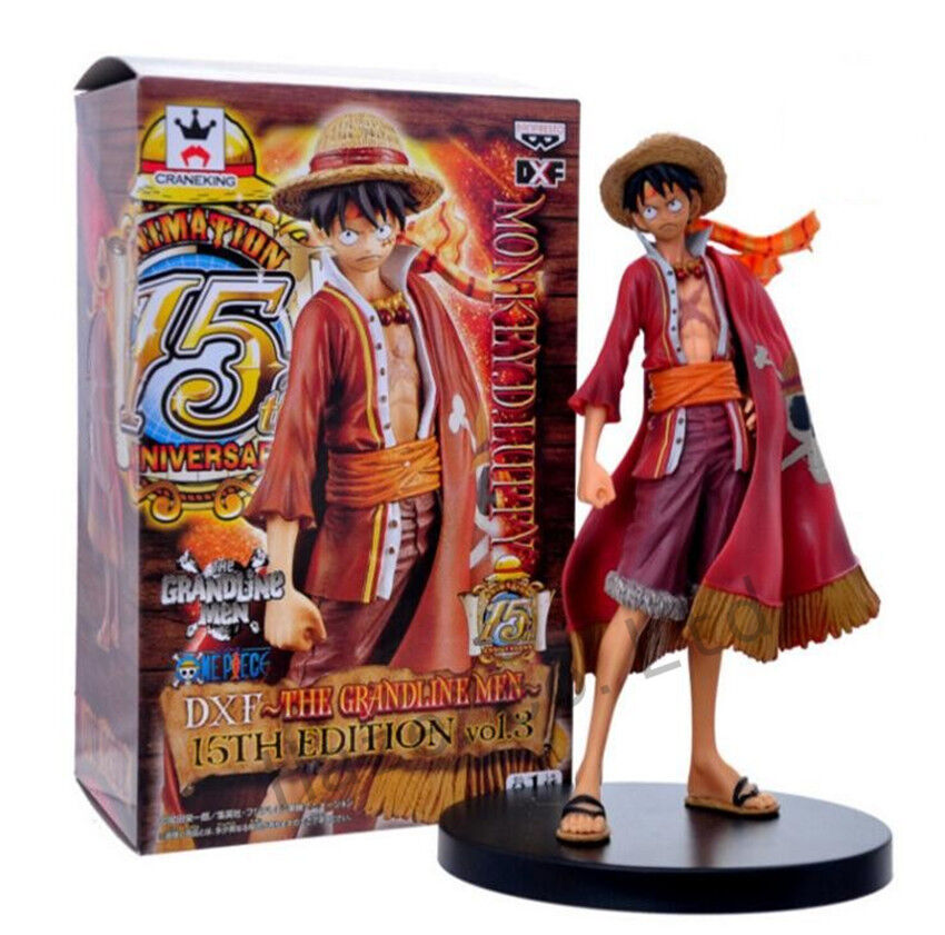 17CM Anime One Piece Monkey D. Luffy Action Figure PVC Statue Model with Box 6.5