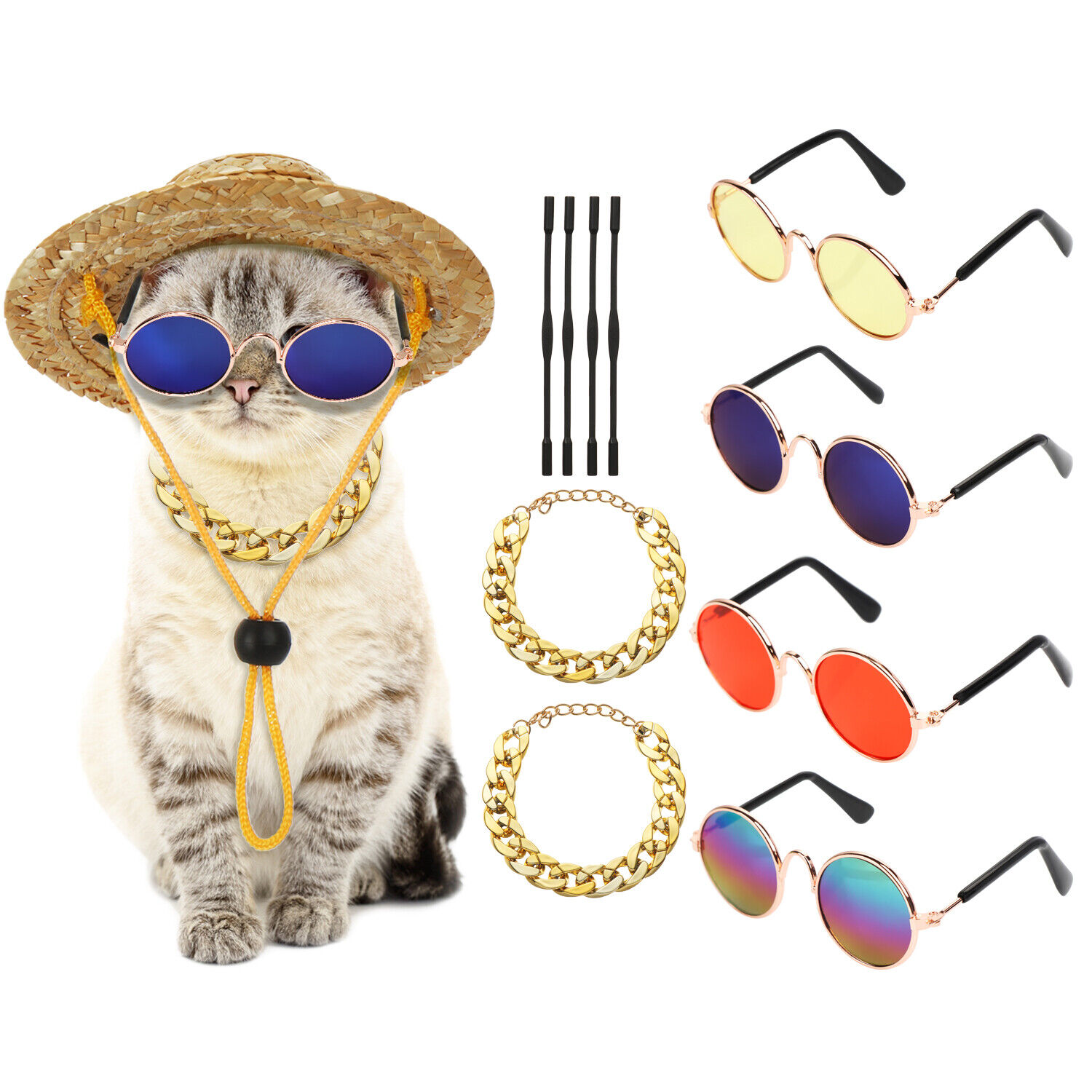 chain for dogs dog sunglasses cat glasses dog glasses dog goggles For Cat|Dog