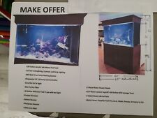 MAKE OFFER ON 220 Gal Acrylic Fish Tank complete aquarium saltwater set up picture