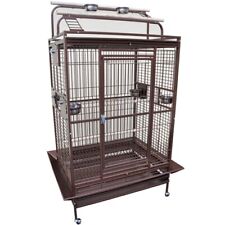 KING'S CAGES 8004030 Parrot CAGE 40x30x72 Play Pen Bird Cages Toy Cockatoo Macaw picture