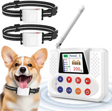 Wireless Dog Fence for 2 Dogs, Electric Dog Fence with Training Collar, Portable picture