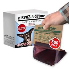 Dispoz-A-Scoop No-Touch Pooper Scooper with Bag Attachment, 500 Count, 500 Pack picture