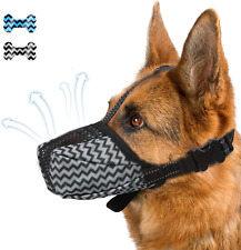 Dog Muzzle, Air Mesh Breathable Muzzle for Medium Large Sized Dogs to anti & Pre picture