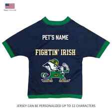 Notre Dame Fighting Irish NCAA Leprechan Personalized Pet Jersey Sizes XXS-4XL picture