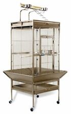Medium Wrought Iron Select Bird Cage - Sage Green picture