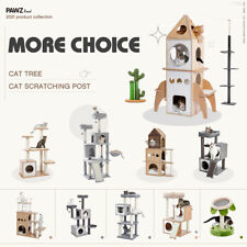 Cat Tree Tower Scratchers Condo House Cat Climbing Gym Scratching Post Furniture picture