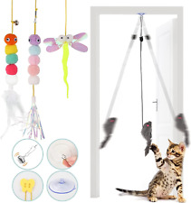 Hanging Cat Toys for Indoor Cats,Kitten Toys 4Pack Retractable Cat Exercise Toy  picture