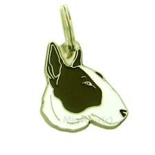 Dog name ID Tag Bull terrier, Personalized, Engraved, Handmade, Charm picture