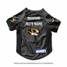 Littlearth NCAA Personalized Dog Jersey MISSOURI TIGERS Sizes XS-Big Dog picture