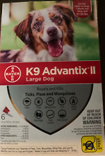K9 Advantix flea and tick remedy for dog 21- 55 lbs- 6 pack. picture