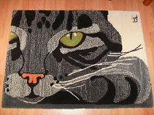 RUG- Kitten/Cat Rug- Thick and Soft 100% Virgin Wool Hand Made Rug Ltd. Edition  picture