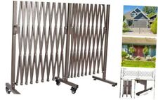  Retractable Driveway Fence Gate Expandable 205 inches 205*15.3*41 inch picture