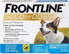 Frontline Gold Flea Lice Tick Remedy Treatment for Dogs 23-44 lbs 3 Month Dose picture
