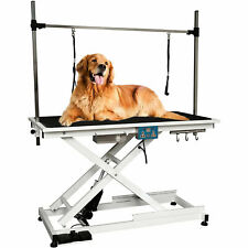 49.6in Hydraulic Dog Deluxe Electric Pet Grooming Table Height Adjust 8