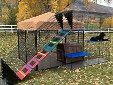 8' X 8' Welded Wire Kennel With Grand Ramp & Platform Maze picture