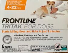 Frontline Plus Tritak Best Flea Tick mange Remedy | Dogs 4-22 lbs | 6 doses | picture
