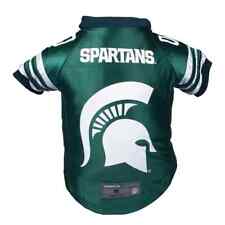 MICHIGAN ST. SPARTANS NCAA Littlearth Premium Dog Jersey Green, Sizes XS-BD picture