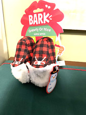 Bark Box Christmas  Gnawty Or Nice Slipper Nippers- Crinkle/Squeaky NWT picture