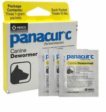 6 Package contents 3 packets Panacur C Canine Dewormer (fenbendazole) 1 gram NEW picture