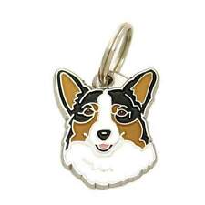 Dog name ID Tag,  Welsh corgi, Personalized, Engraved, Handmade, Charm picture