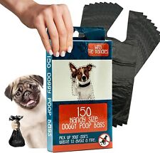 Bulk Dog Poo Bags TIE HANDLE Strong Large Thick Dog Pooper Scooper Waste Bag Lot picture