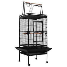 NNEDSZ Bird Cage Pet Cages Aviary 173CM Large Travel Stand Budgie Parrot Toys picture