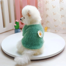 Puppy Fleece Winter Clothes Dogs Hoodie Pet Warm Pullover Jackets Daisy Floral S picture