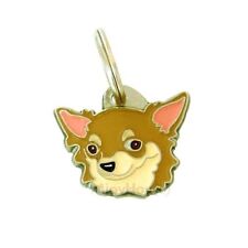 Dog name ID Tag,  Chihuahua, Personalized, Engraved, Handmade, Charm, Keyring picture
