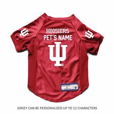 Littlearth NCAA Personalized Dog Jersey INDIANA HOOSIERS Sizes XS-Big Dog picture