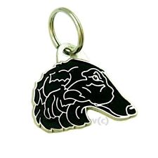 Dog name ID Tag Borzoi, Personalized, Engraved, Handmade, Charm picture