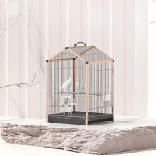 Travel Tray Bird Cage Ornament Outdoor Large Stainless Steel Bird Cage Outdoor picture
