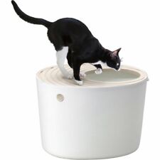 NEW Iris Oyama Top Cat Toilet White PUNT-530  From Japan  NEW picture