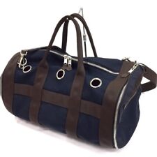 Hermes Navy/Brown Dog Carrier Pet Carrier Dog Carry Pet Carry Bag Small Dog I6 picture