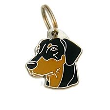 Dog name ID Tag,  Doberman, Personalized, Engraved, Handmade, Charm picture